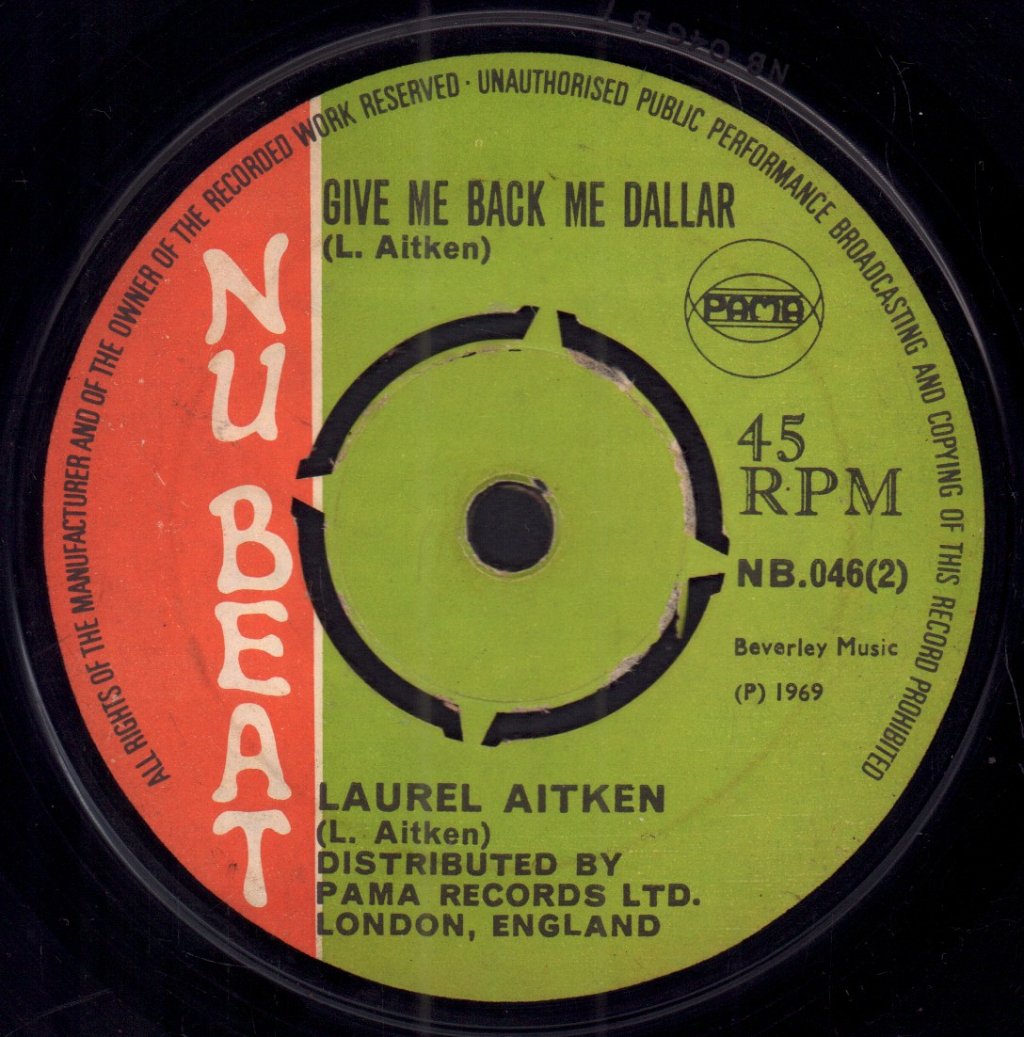 Laurel Aitken - Pussy Price / Give Me Back Me Dallar - 7 Inch