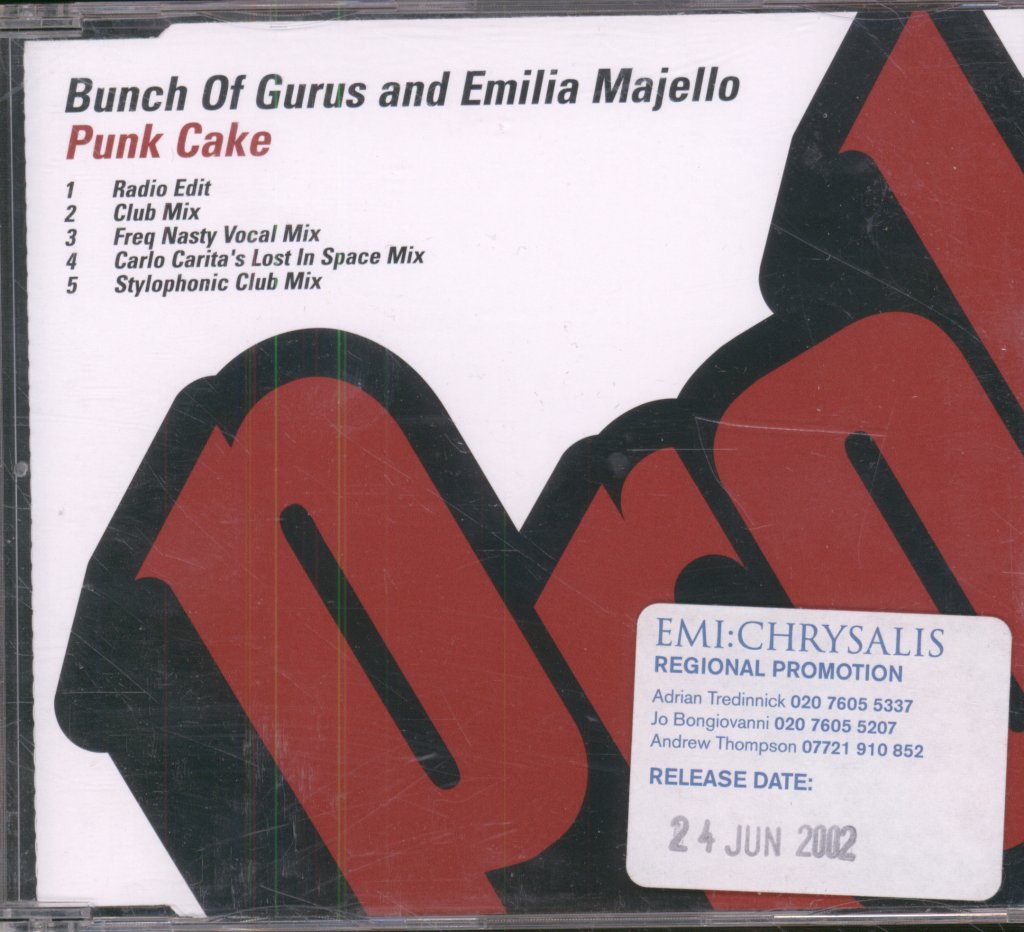 Bunch Of Gurus And Emilia Majello - Punk Cake - Cd