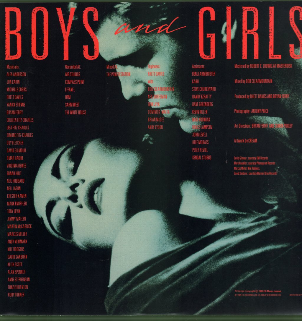 Bryan Ferry - Boys And Girls - Lp