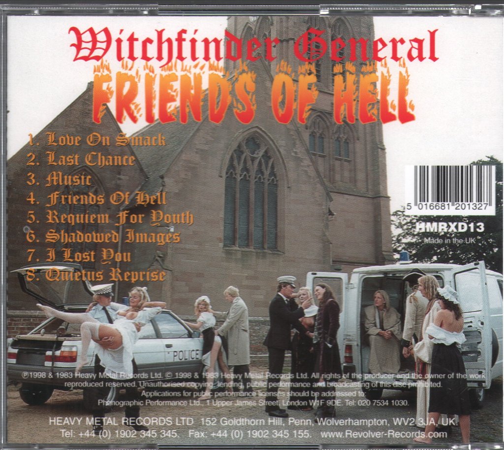Witchfinder General - Friends Of Hell - Cd