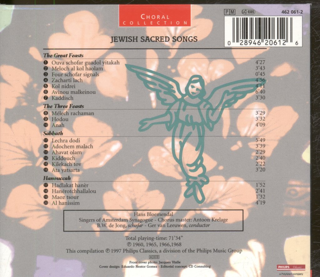 Amsterdams Synagogaal Koor, Hans Bloemendal - Jewish Sacred Songs - Cd