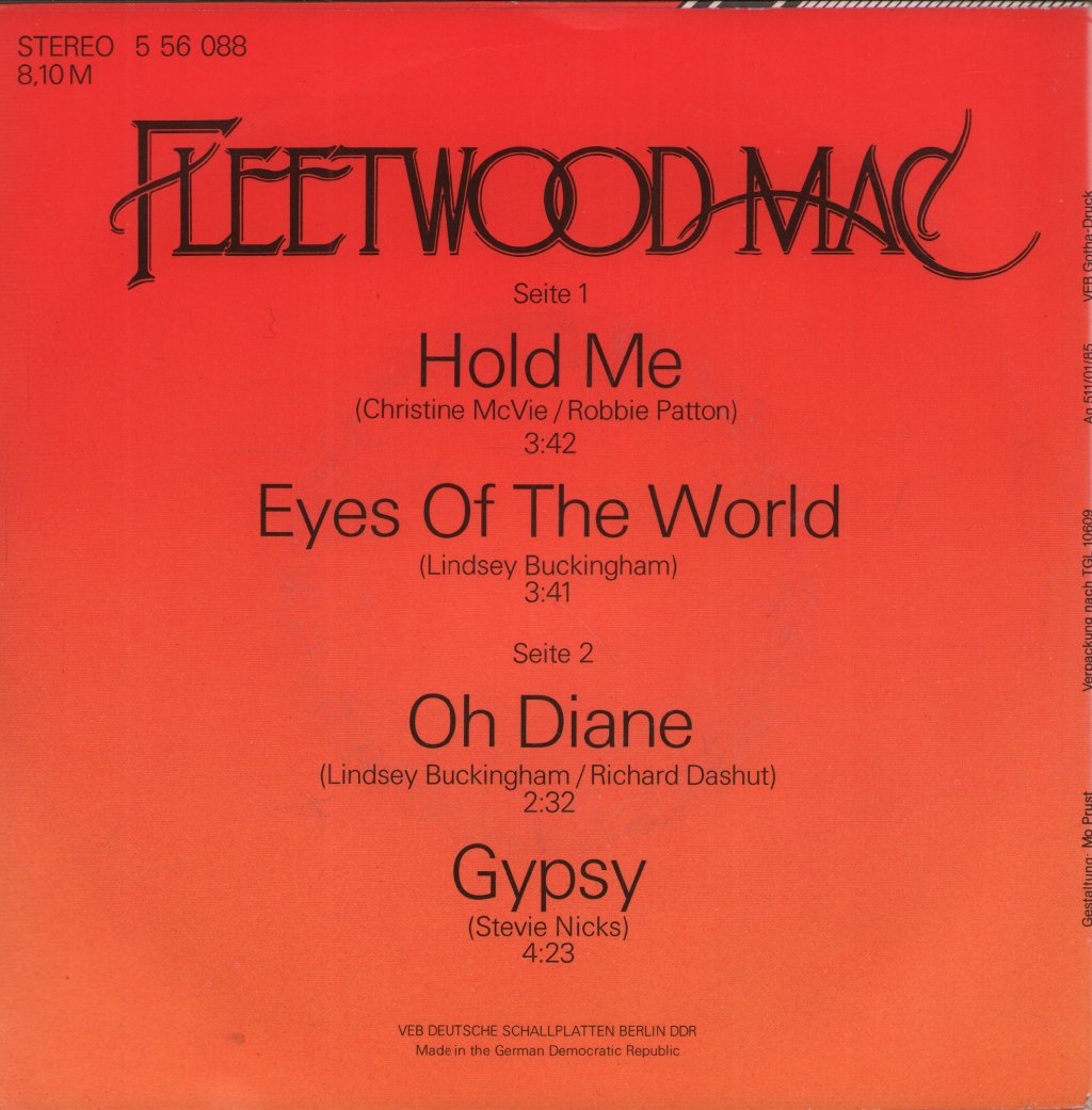 Fleetwood Mac - Fleetwood Mac - 7 Inch