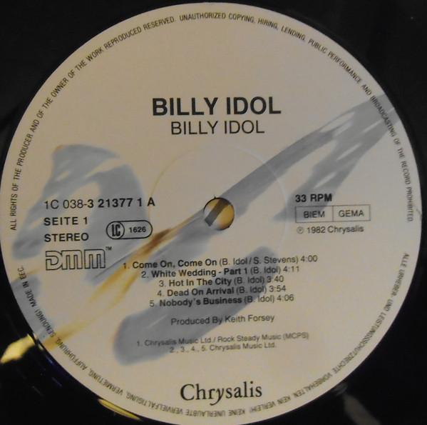 Billy Idol - Billy Idol - Lp