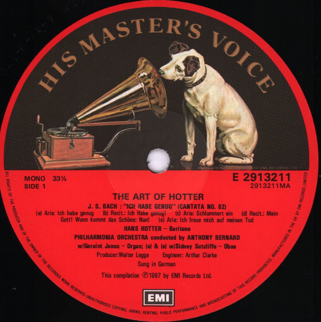 Hans Hotter - Art Of Hans Hotter - Double Lp