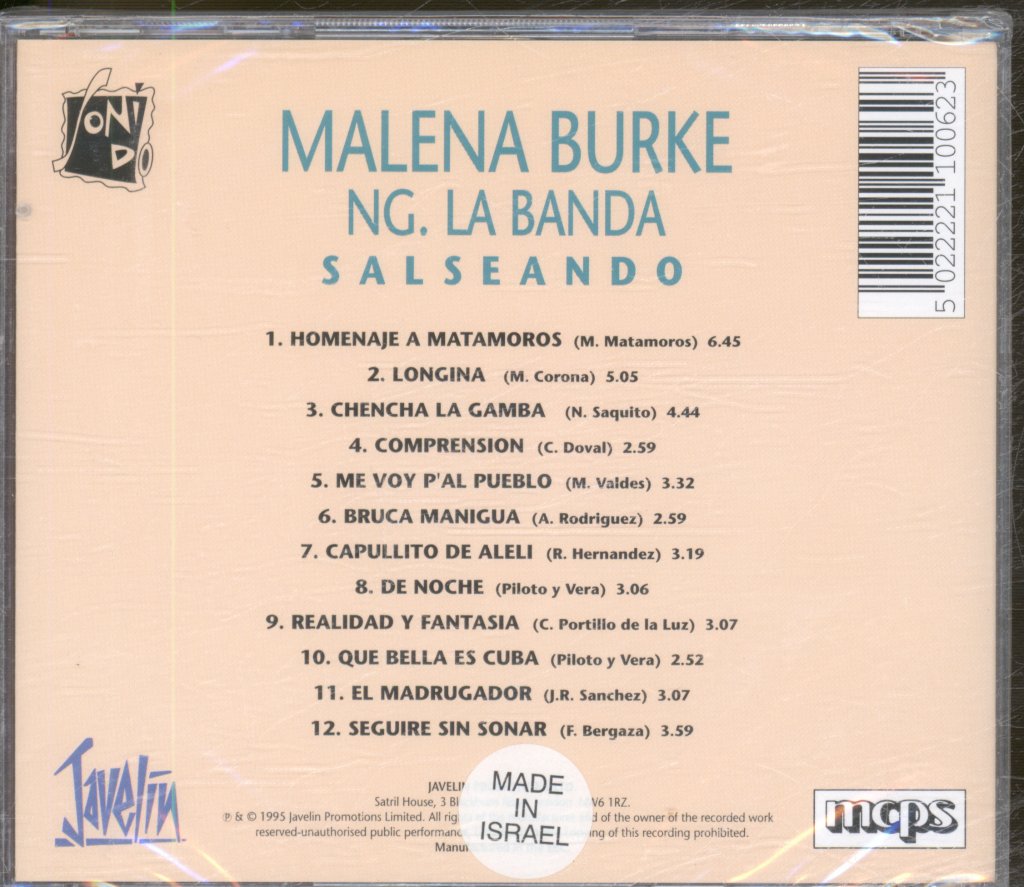 Malena Burke Y NG La Banda - Salseando - Cd