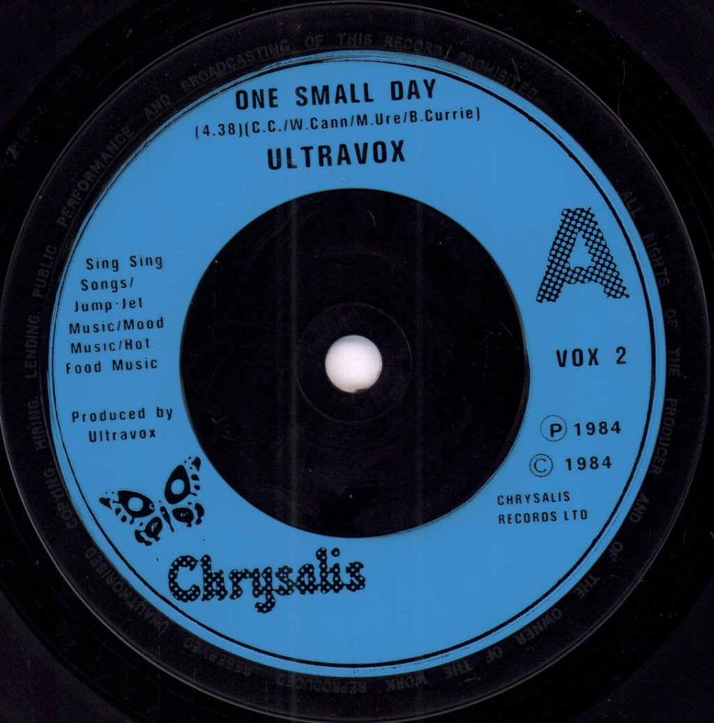 Ultravox - One Small Day - 7 Inch