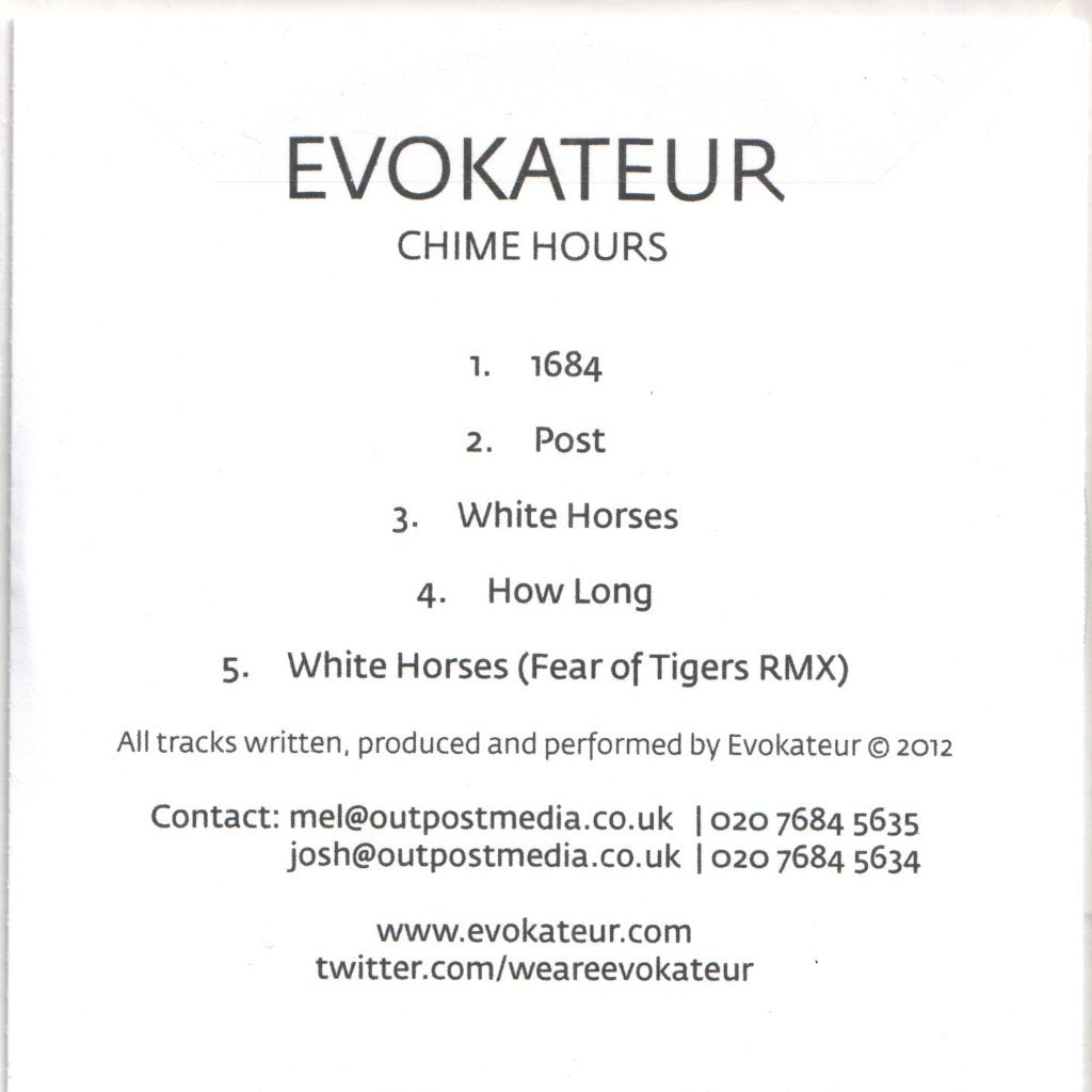 Evokateur - chime hours - Cdr