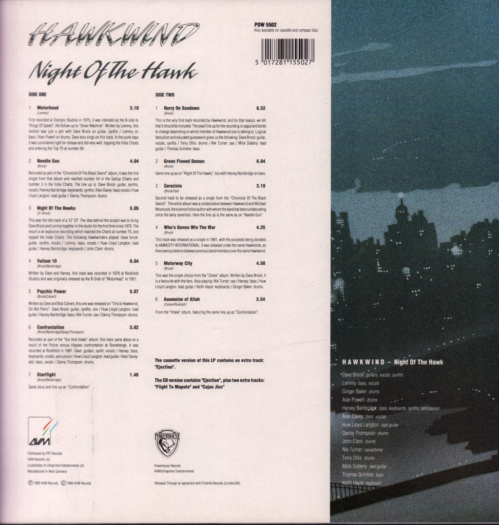 Hawkwind - Night Of The Hawk - Lp