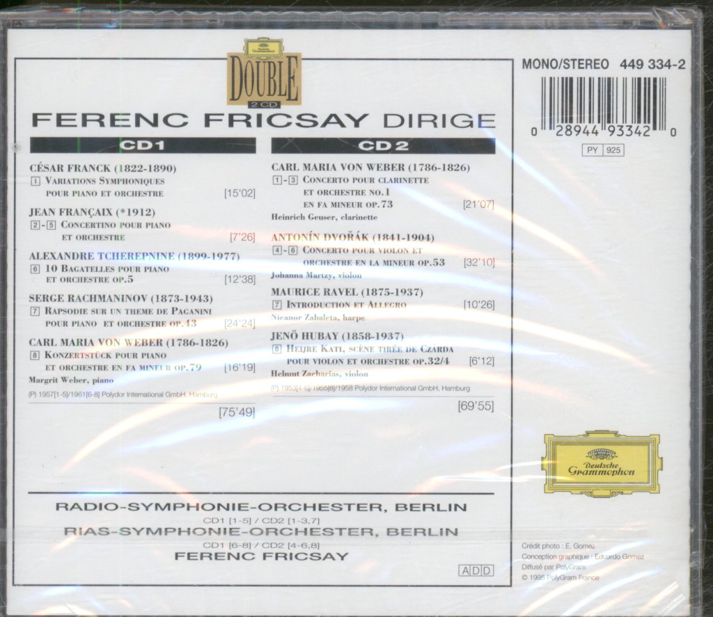 Ferenc Fricsay - Ferenc Fricsay Dirige - Double Cd