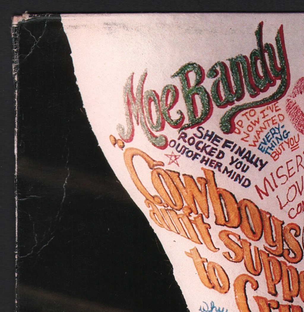 Moe Bandy - Cowboys Ain't Supposed To Cry - Lp
