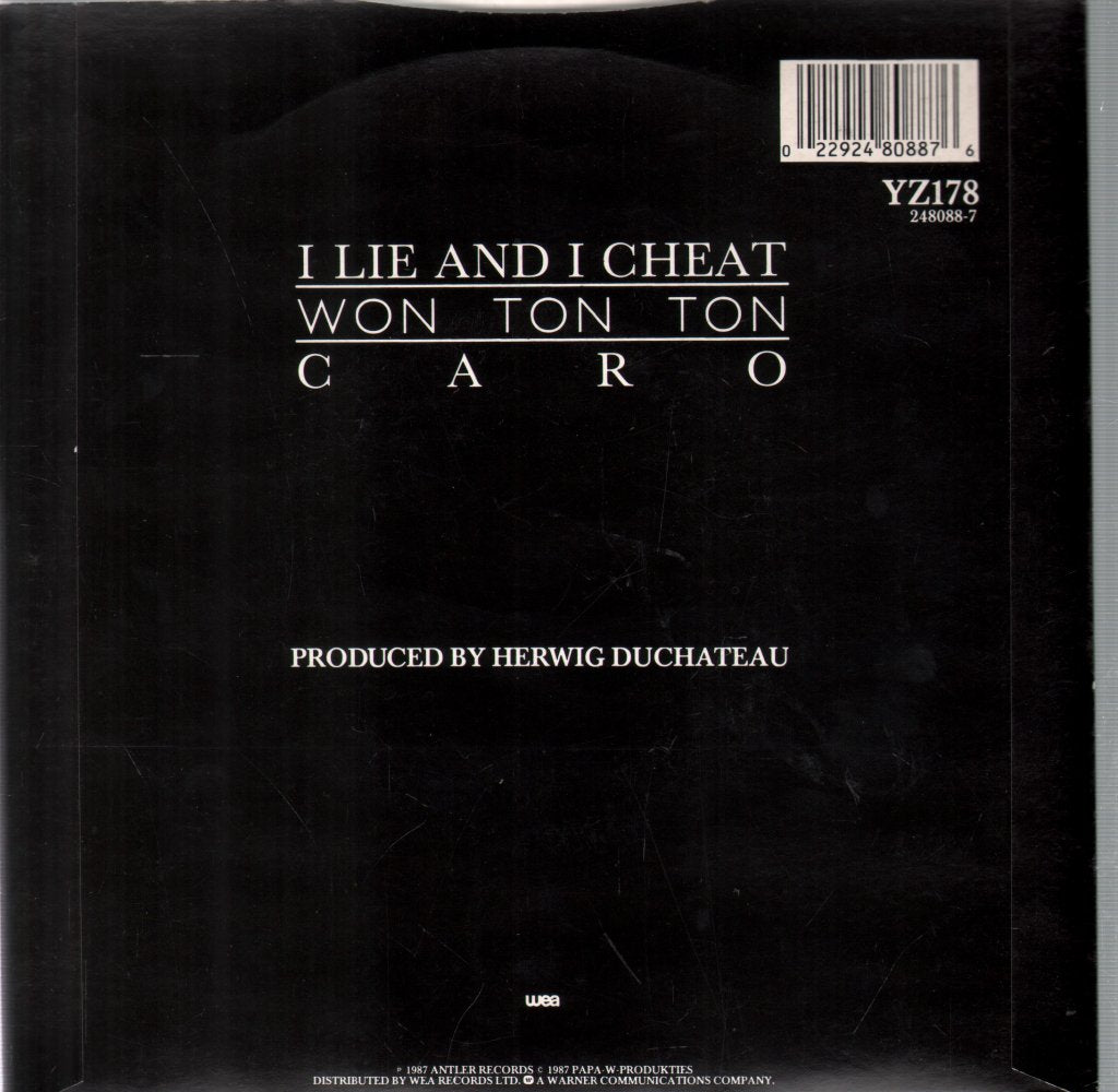 Won Ton Ton - I Lie And I Cheat - 7 Inch