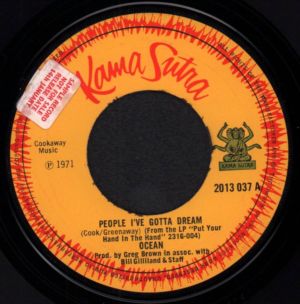 Ocean (70'S Group) - People I've Gotta Dream - 7 Inch