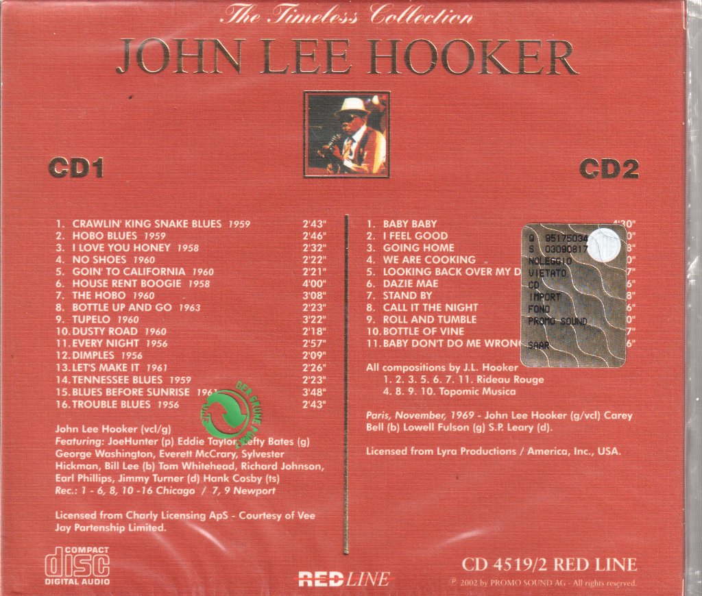 John Lee Hooker - John Lee Hooker - Cd Set