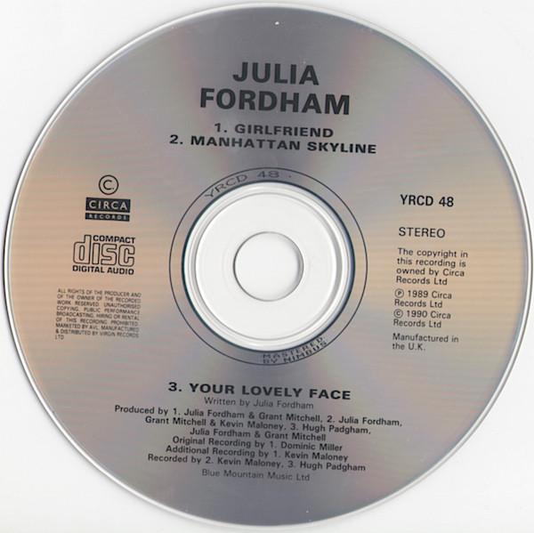 Julia Fordham - Girlfriend / Manhattan Skyline - Cd