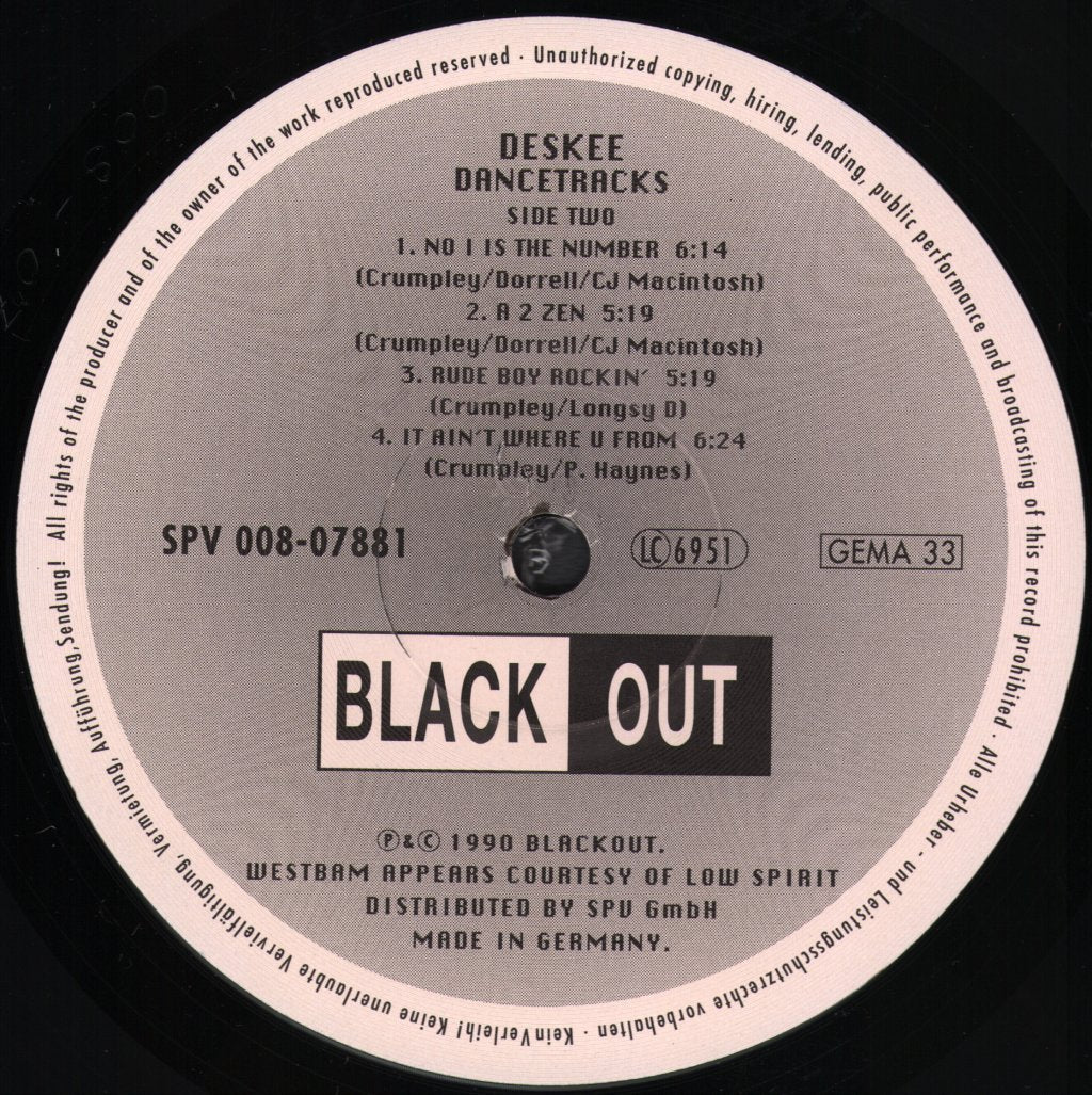 Deskee - Dancetracks - Lp