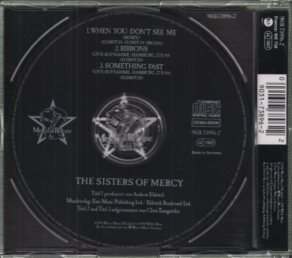 Sisters Of Mercy - When You Don't See Me - Cd