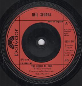 Neil Sedaka - Queen Of 1964 - 7 Inch