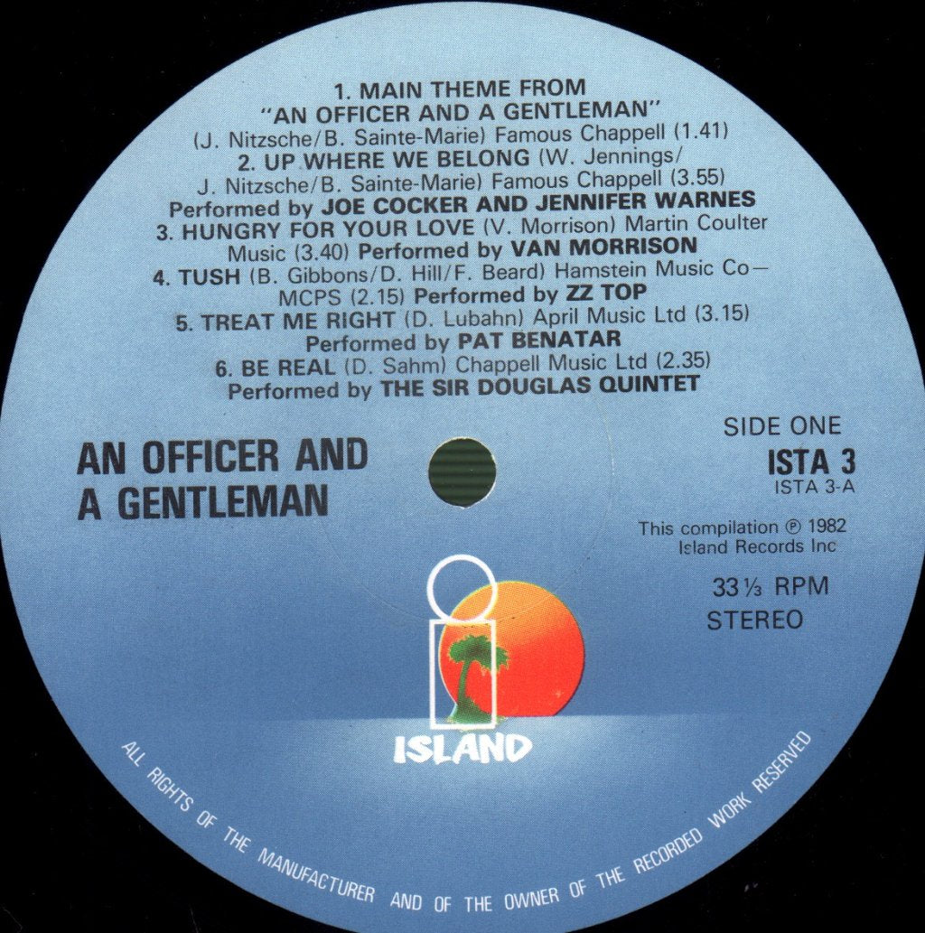 Various Artists - An Officer And A Gentleman (Original Soundtrack) - Lp
