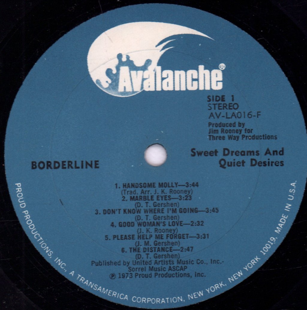 Borderline - Sweet Dreams And Quiet Desires - Lp