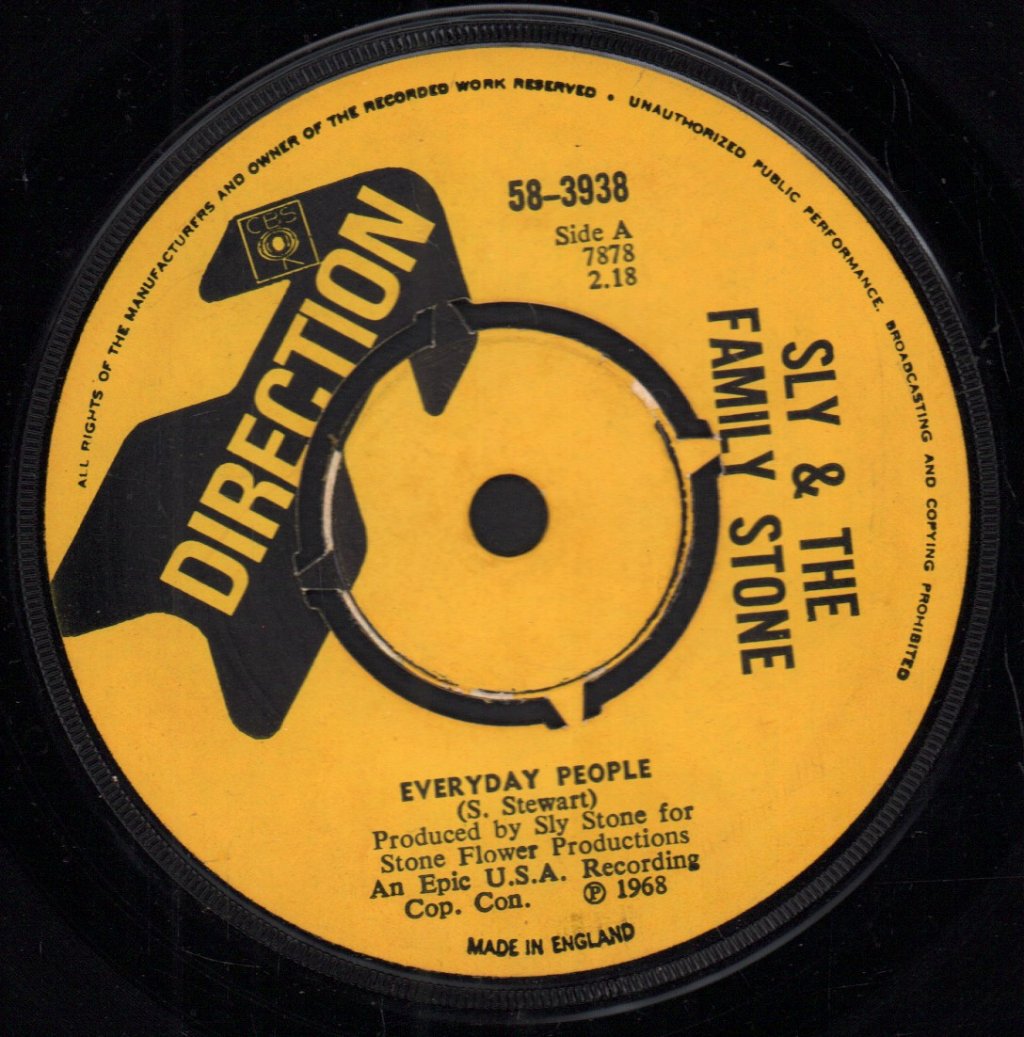 Sly And The Family Stone - Everyday People - 7 Inch