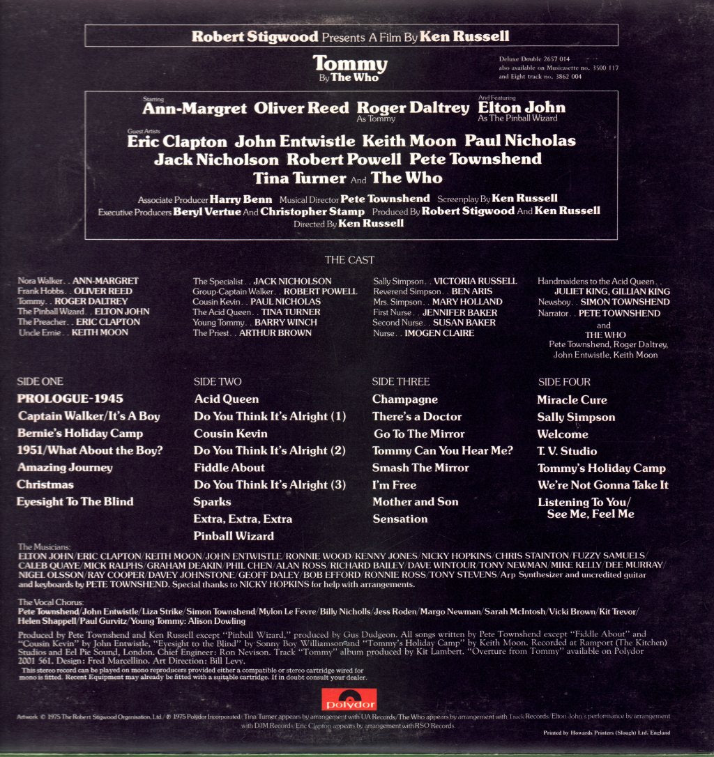 Who - Tommy (Original Soundtrack Recording) - Double Lp