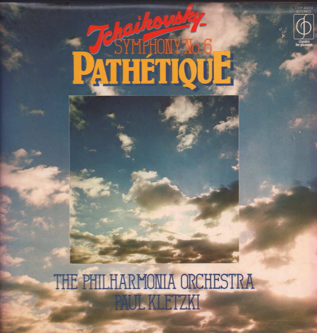 Paul Kletzki / Philharmonic Orchestra - Tchaikovsky Symphony No.6 Pathetique - Lp