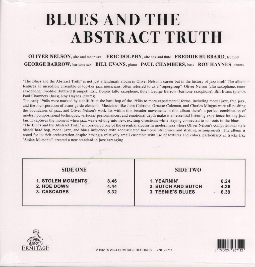 Oliver Nelson - The Blues and the Abstract Truth - Lp