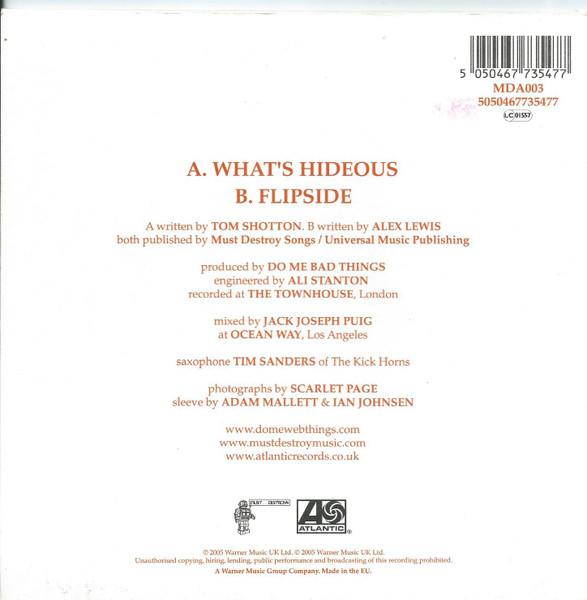 Do Me Bad Things - What's Hideous - 7 Inch
