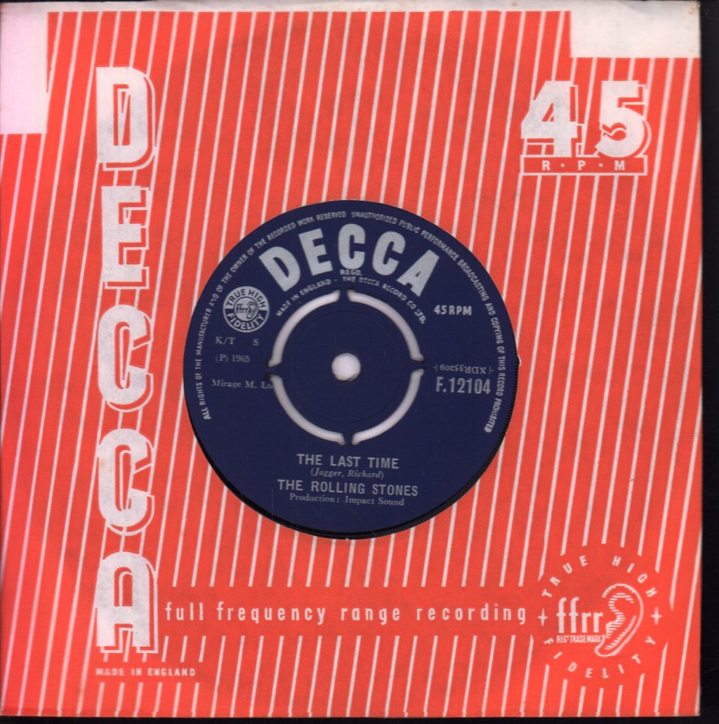 Rolling Stones - Last Time - 7 Inch