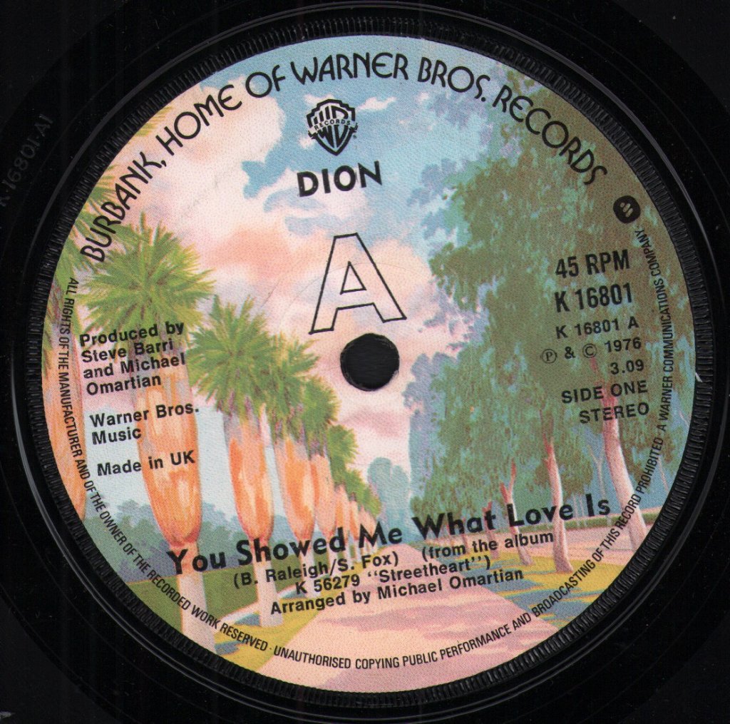 Dion - You Showed Me What Love Is - 7 Inch