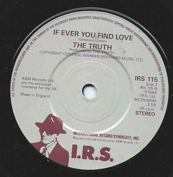 truth - Exception Of Love - 7 Inch