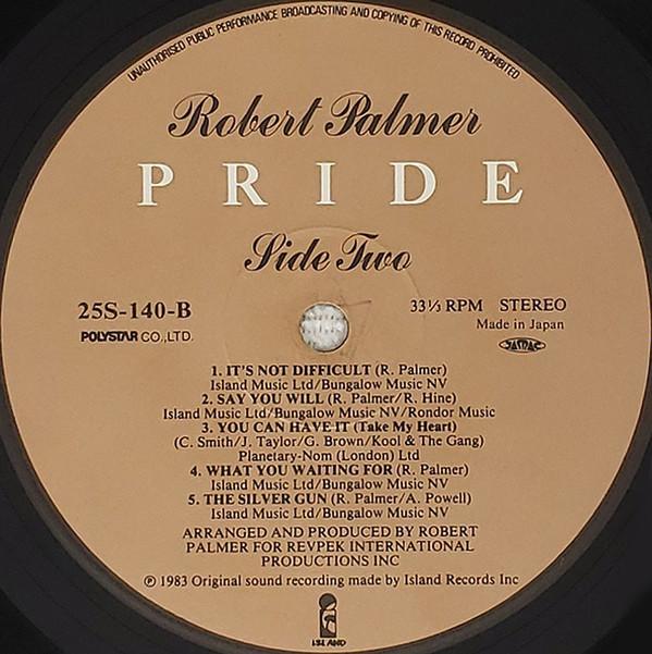 Robert Palmer - Pride - Lp