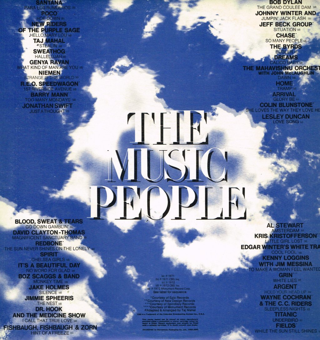 Various Artists - Music People - 40 Great Artists - Triple Lp