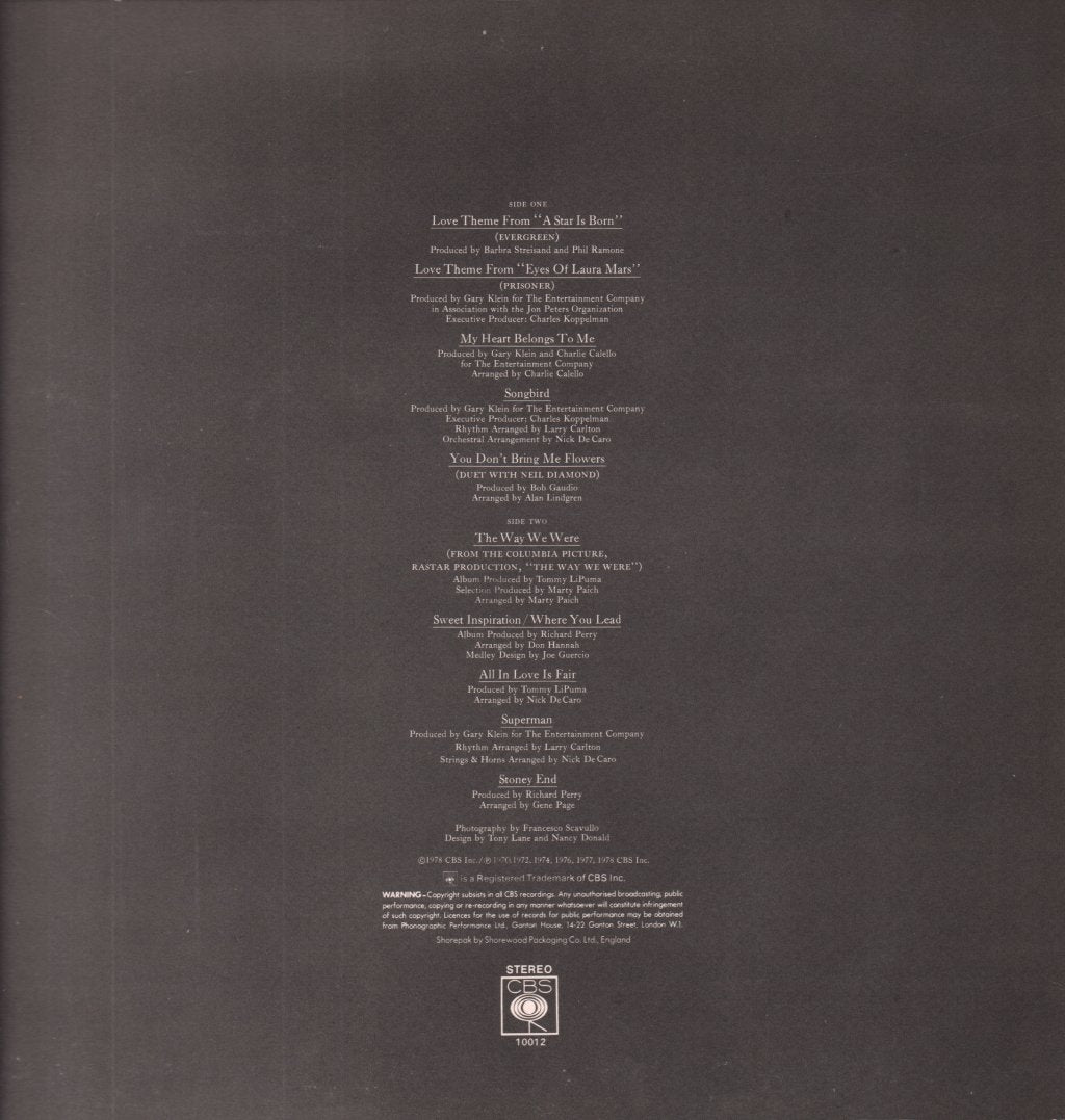 Barbra Streisand - Greatest Hits Volume 2 - Lp