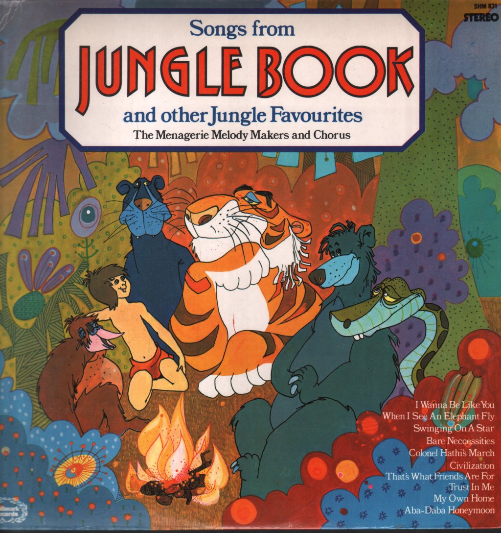 Menagerie Melody Makers And Chorus - Songs From Jungle Book... - Lp
