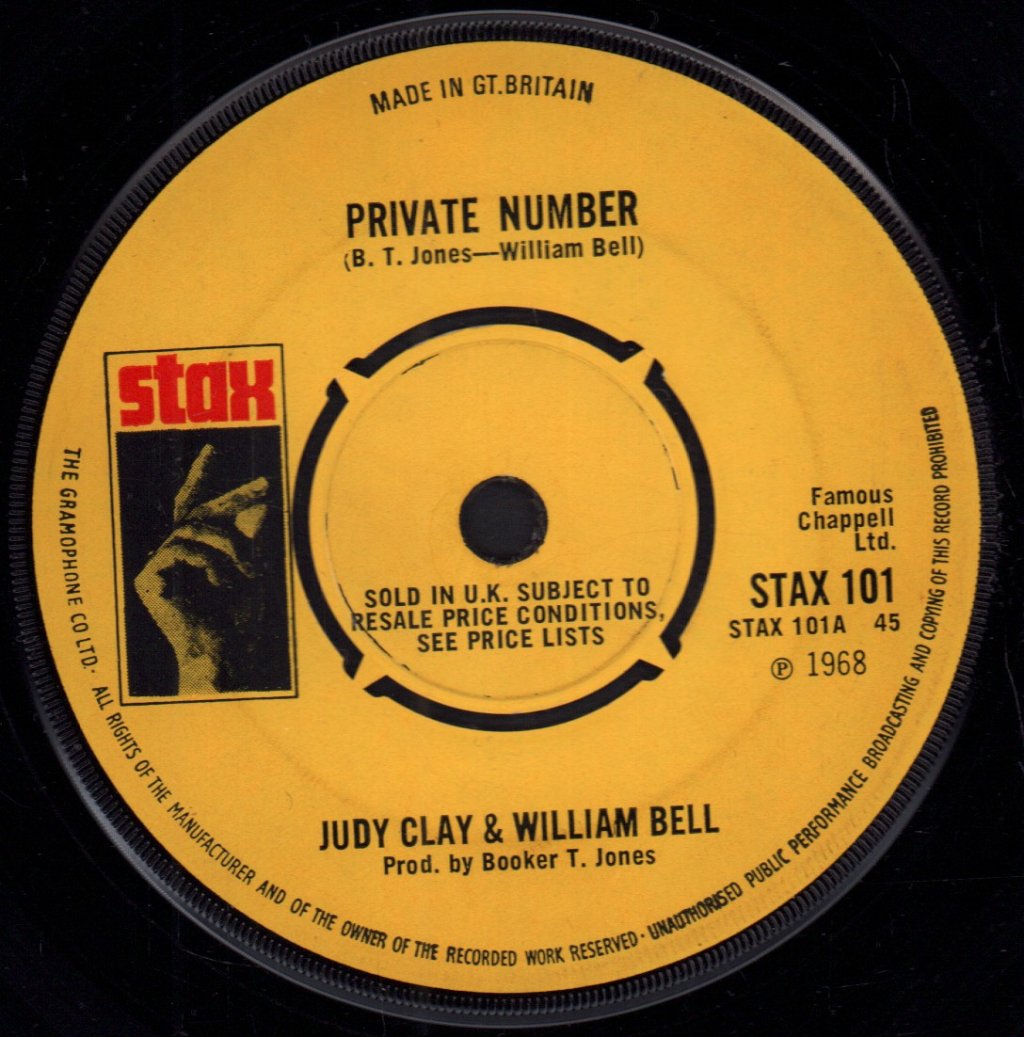 Judy Clay And William Bell - Private Number - 7 Inch