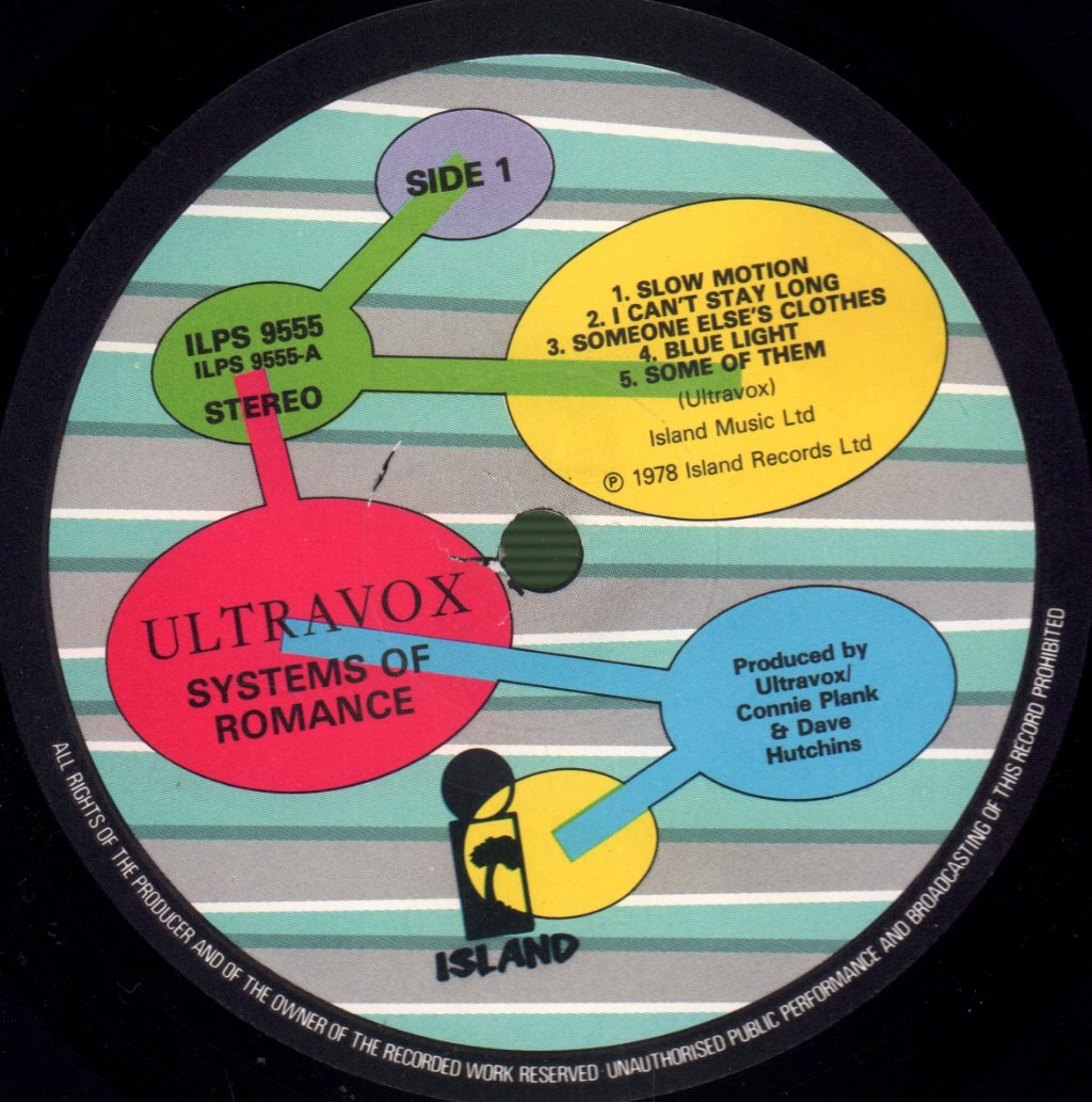 Ultravox - Systems Of Romance - Lp