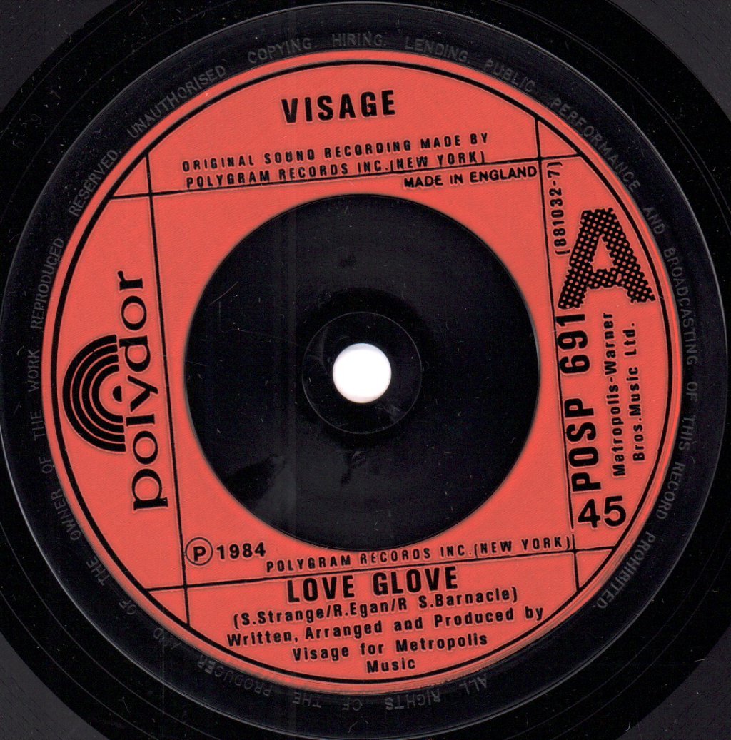 Visage - Love Glove - 7 Inch