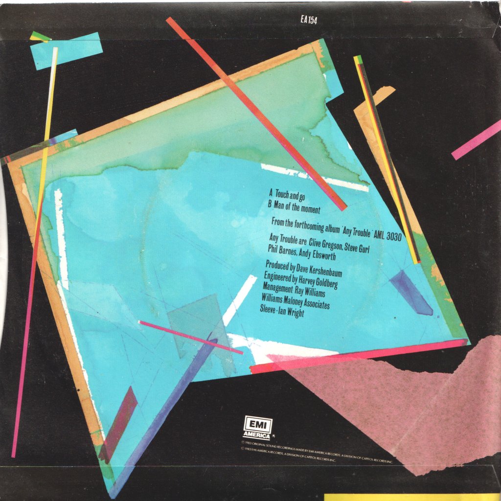 Any Trouble - Touch And Go - 7 Inch