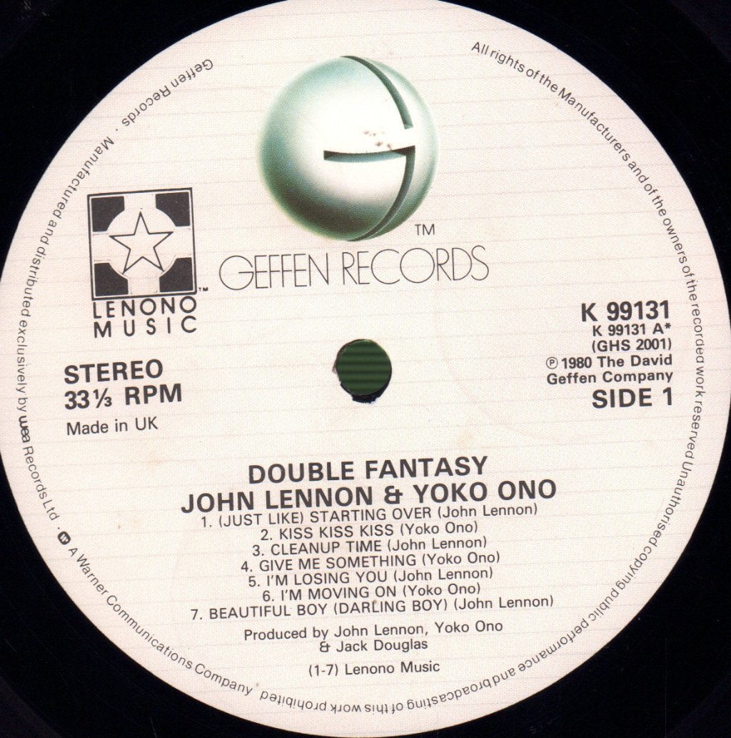 John Lennon And Yoko Ono - Double Fantasy - Lp