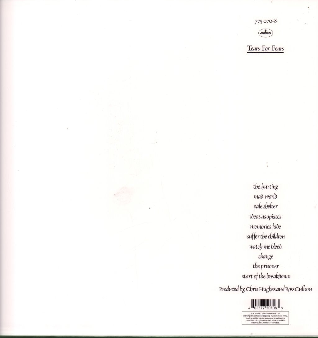 Tears For Fears - Hurting - Lp