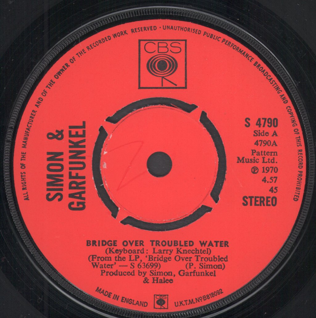 Simon & Garfunkel - Bridge Over Troubled Water - 7 Inch