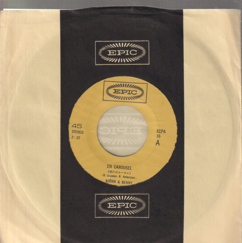 Bjorn And Benny - En Carousel / Lycka - 7 Inch