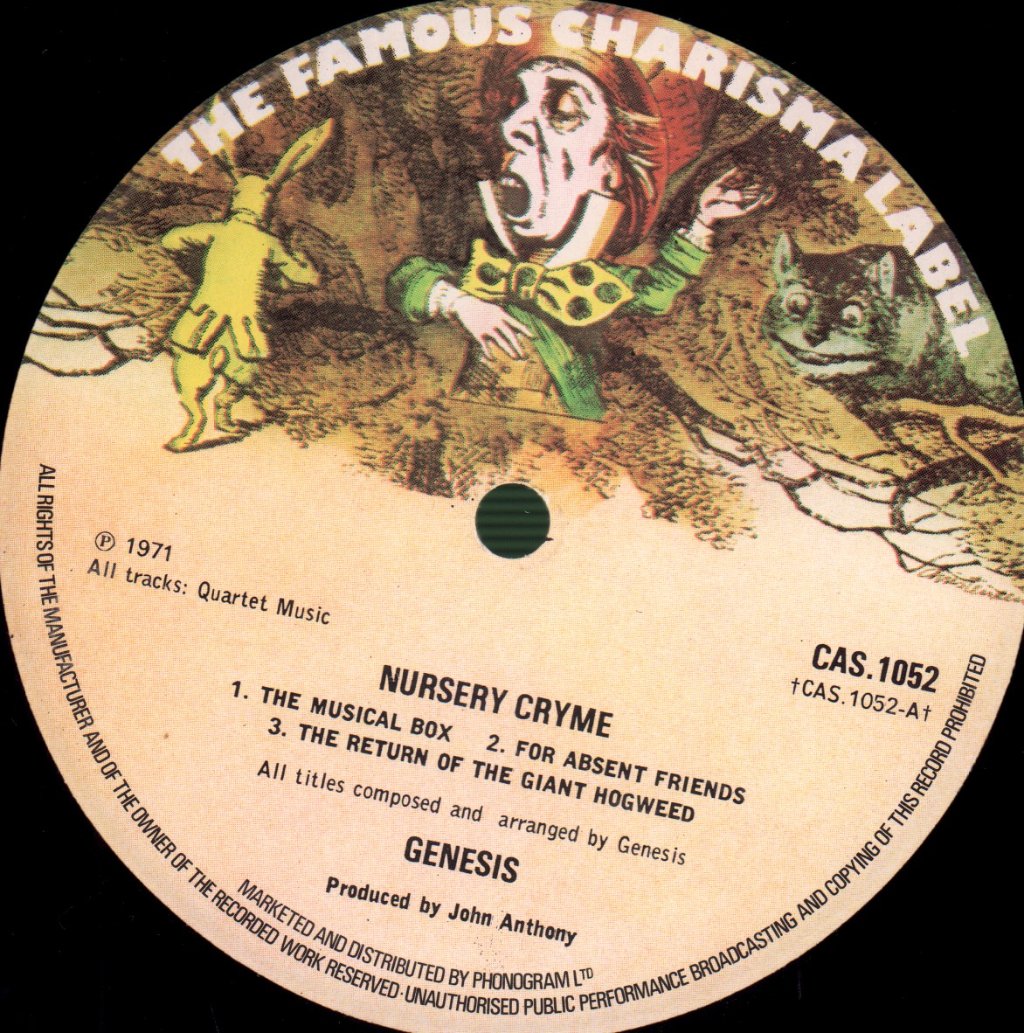 Genesis - Nursery Cryme - Lp