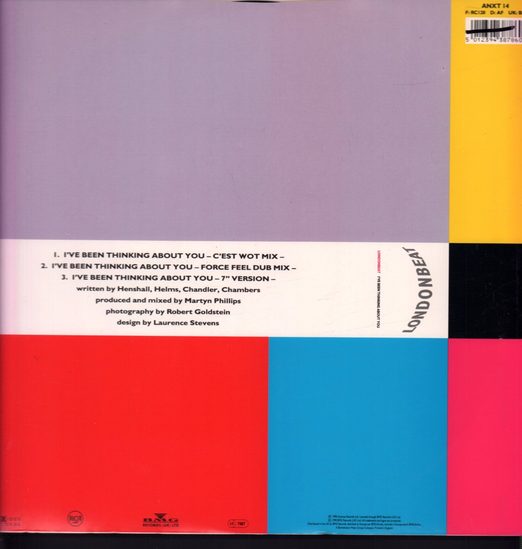 Londonbeat - I've Been Thinking About You - 12 Inch