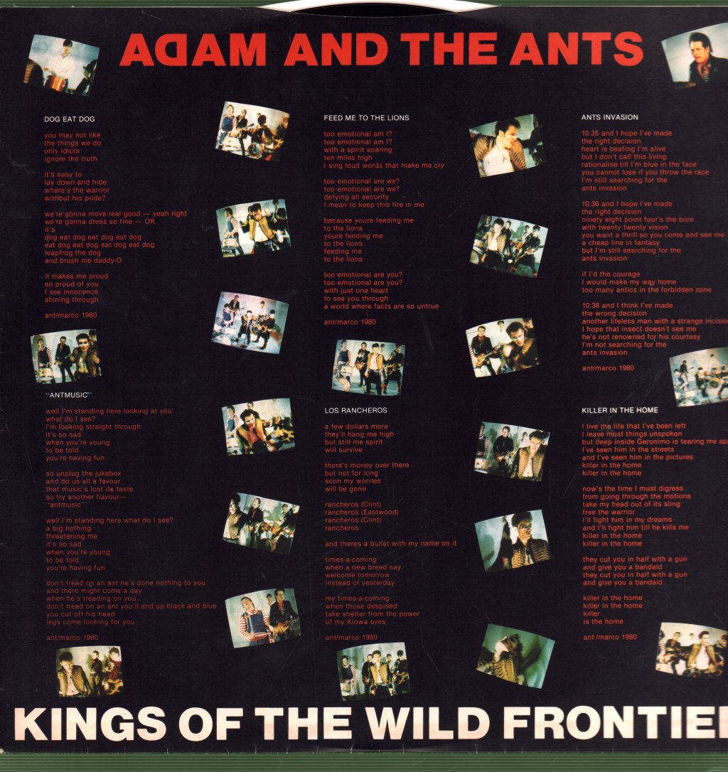 Adam And The Ants - Kings Of The Wild Frontier - Lp
