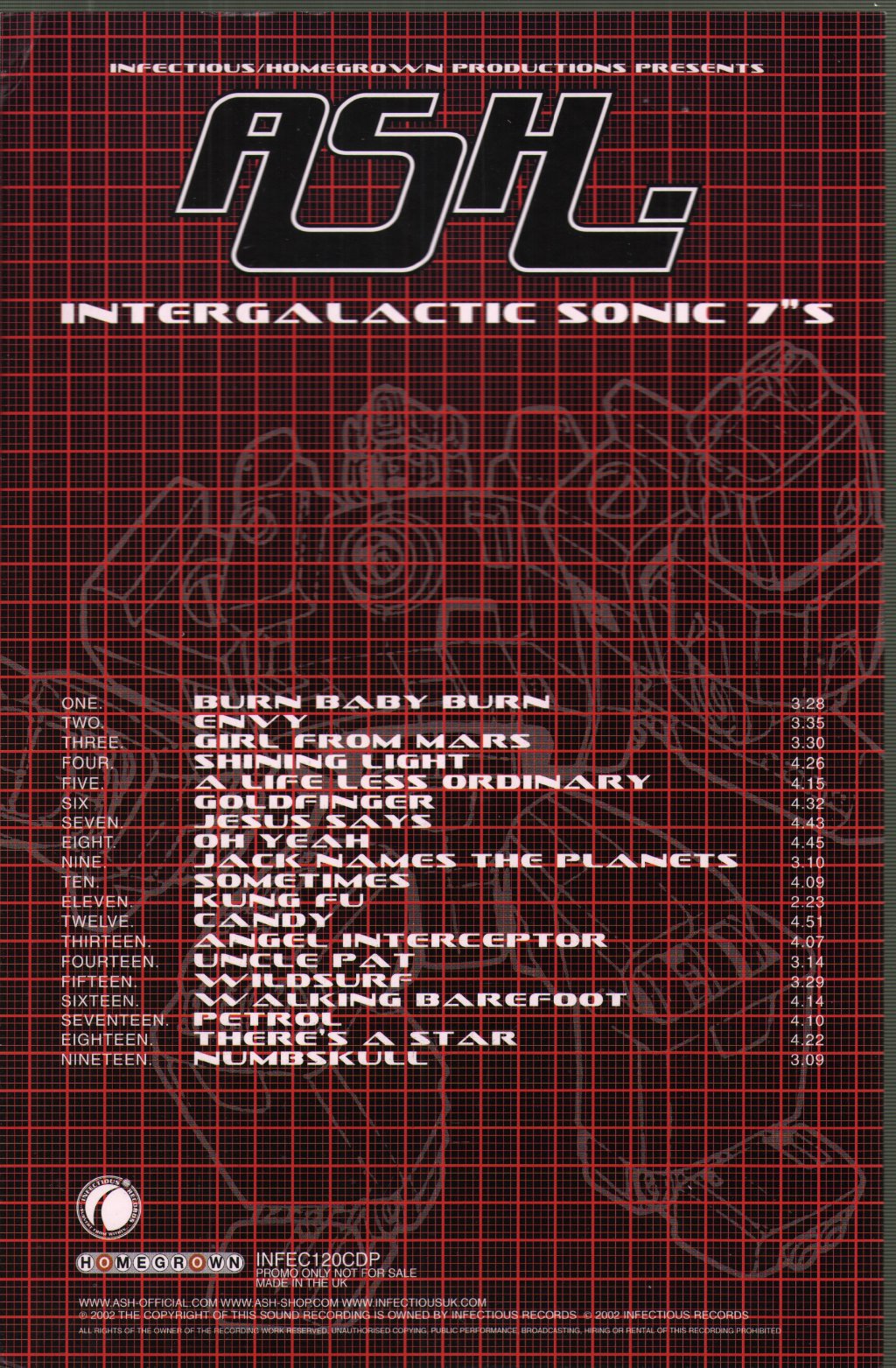 Ash - Intergalactic Sonic 7"s - Cd Set