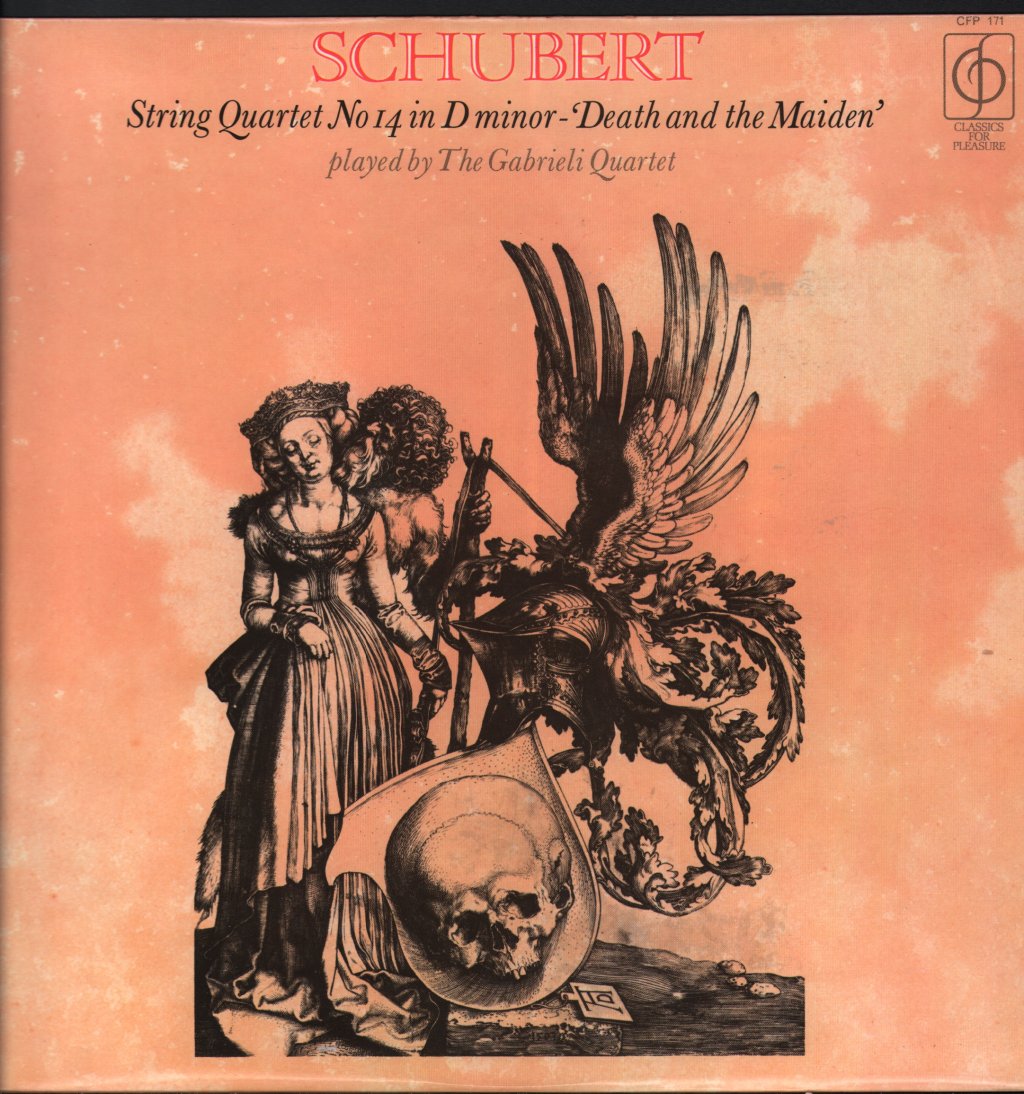 Gabrieli String Quartet - Schubert - String Quartet No.14 In D Minor - 'Death And The Maiden' - Lp