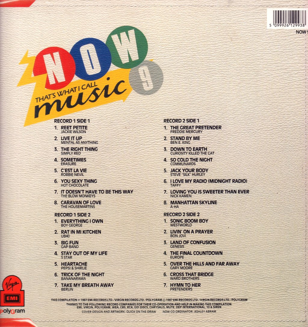 Various Artists - Now That's What I Call Music 9 - Double Lp