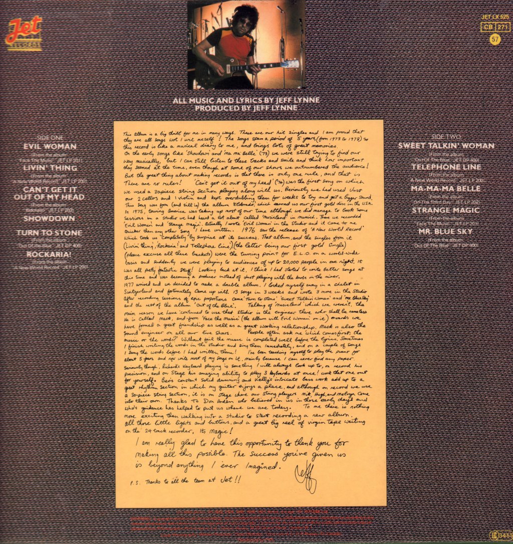 Electric Light Orchestra - Greatest Hits - Lp